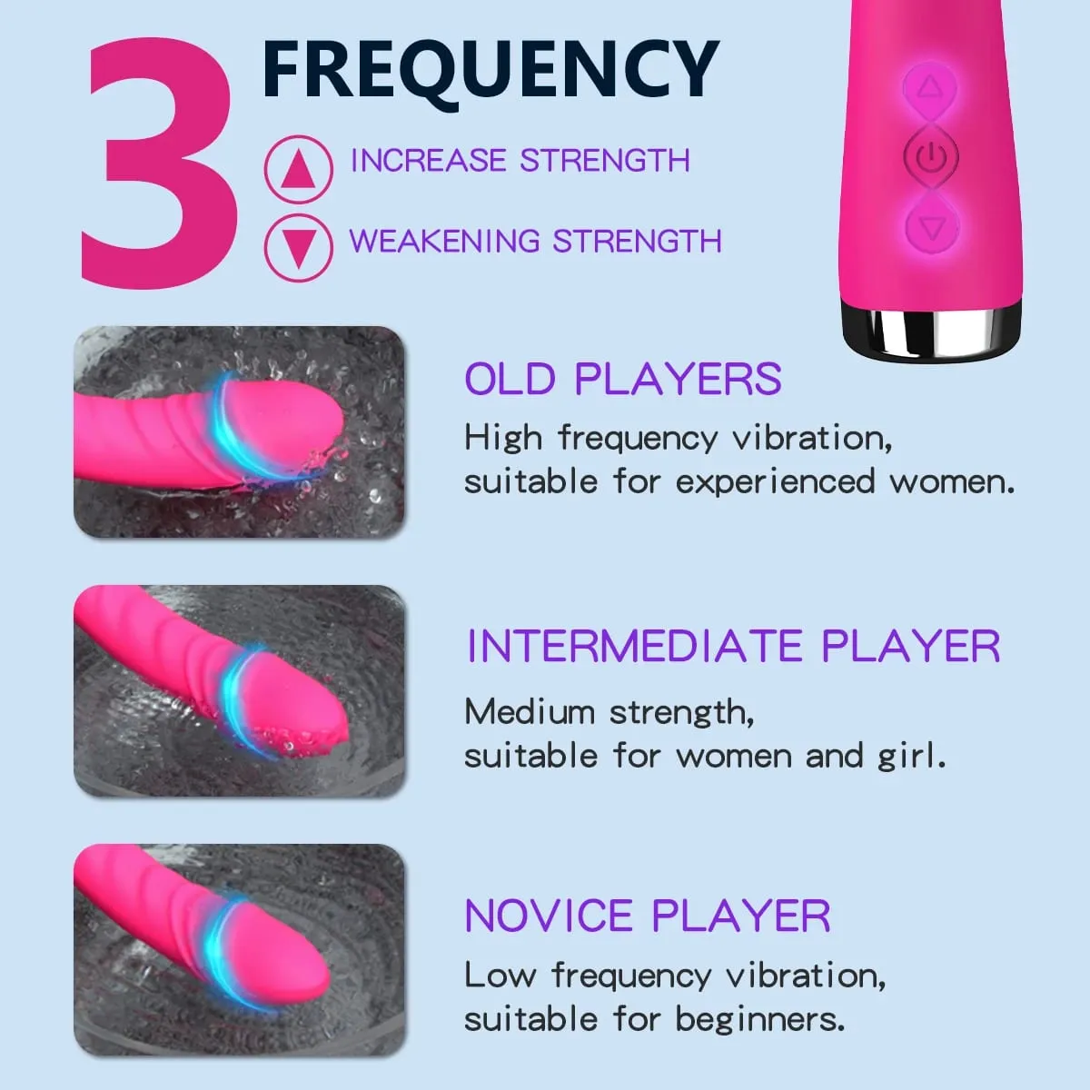 G Spot Clitoris Stimulator AV Vibrator 30 Modes Strong Powerful Vibration Adult Sex Toys for Woman Dildos Vagina Massager Wand