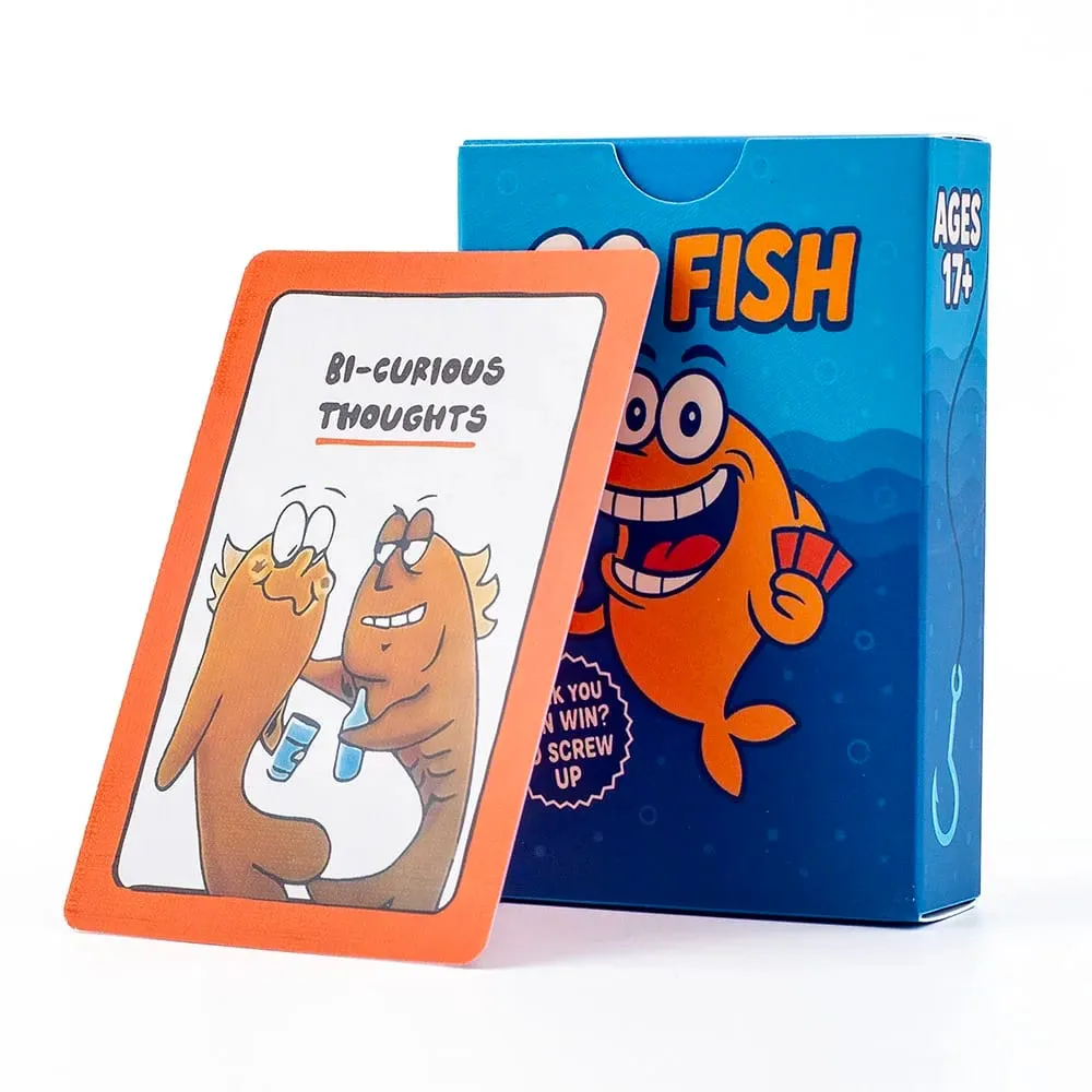 Go Fish Card Game With A Twist Hilarious Gag Gift Fun Family Interaction Party Game for Friends Adults Play Board Games — image 4