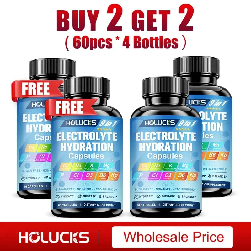 Electrolyte Hydration Capsules Workout Recovery & Muscle Support Energy Production for Fluid Balance — image 10