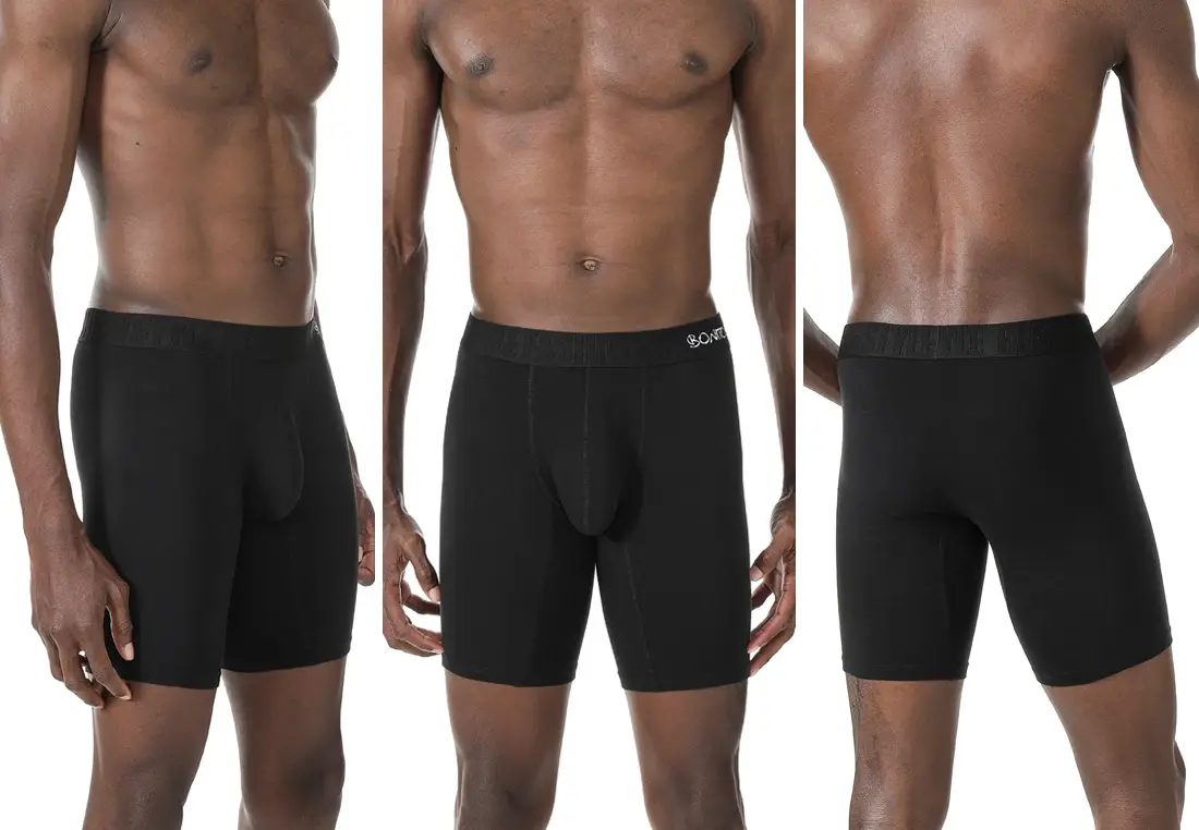 2023 novo estilo de algodão boxer perna longa roupa interior para o homem shorts tamanho grande e calcinha homme marca luxo boxerhomme cuecas — image 1