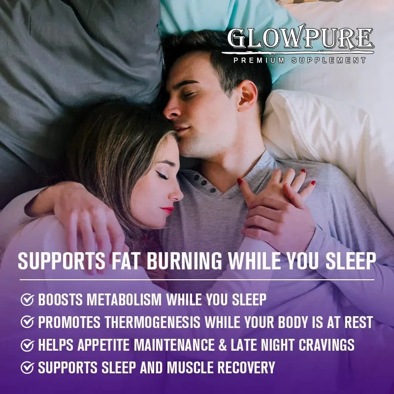 Boost Metabolism & Suppress Appetite with Night Time Fat Burner - Healthy Weight Management Capsules for Weight Loss