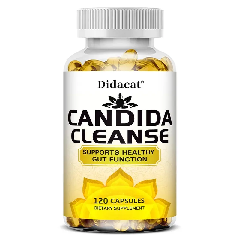Candida Cleanse-Contient des herbes naturelles et des probiotiques pour soutenir une fonction intestinale saine et une santé immunitaire, adapté aux unisexes