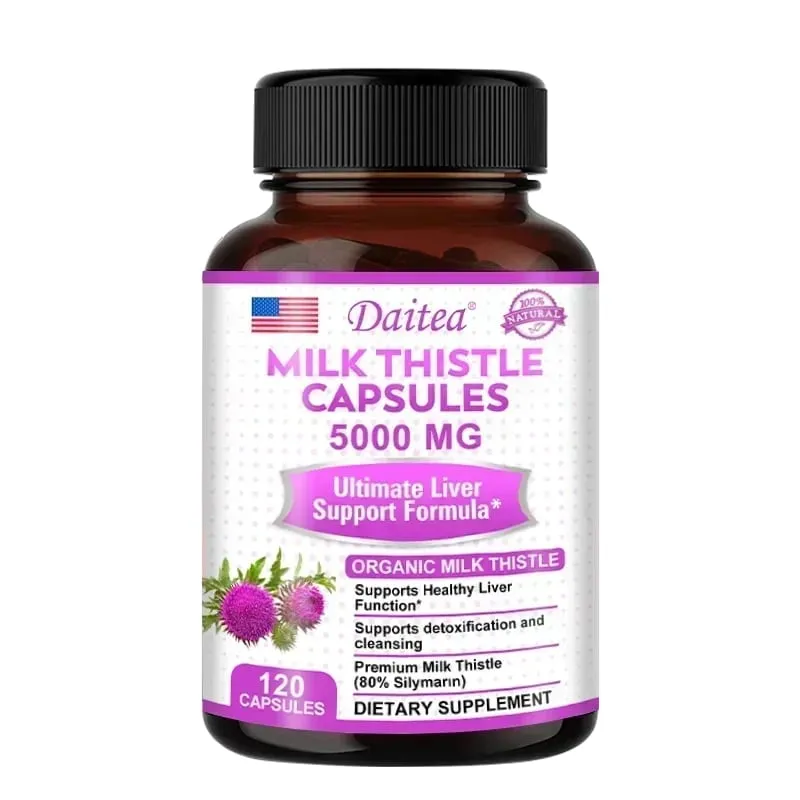 Milk Thistle with Dandelion Root - Antioxidant Liver & Kidney Health Support Supplement - Vegan Non-GMO Gluten Free — image 9