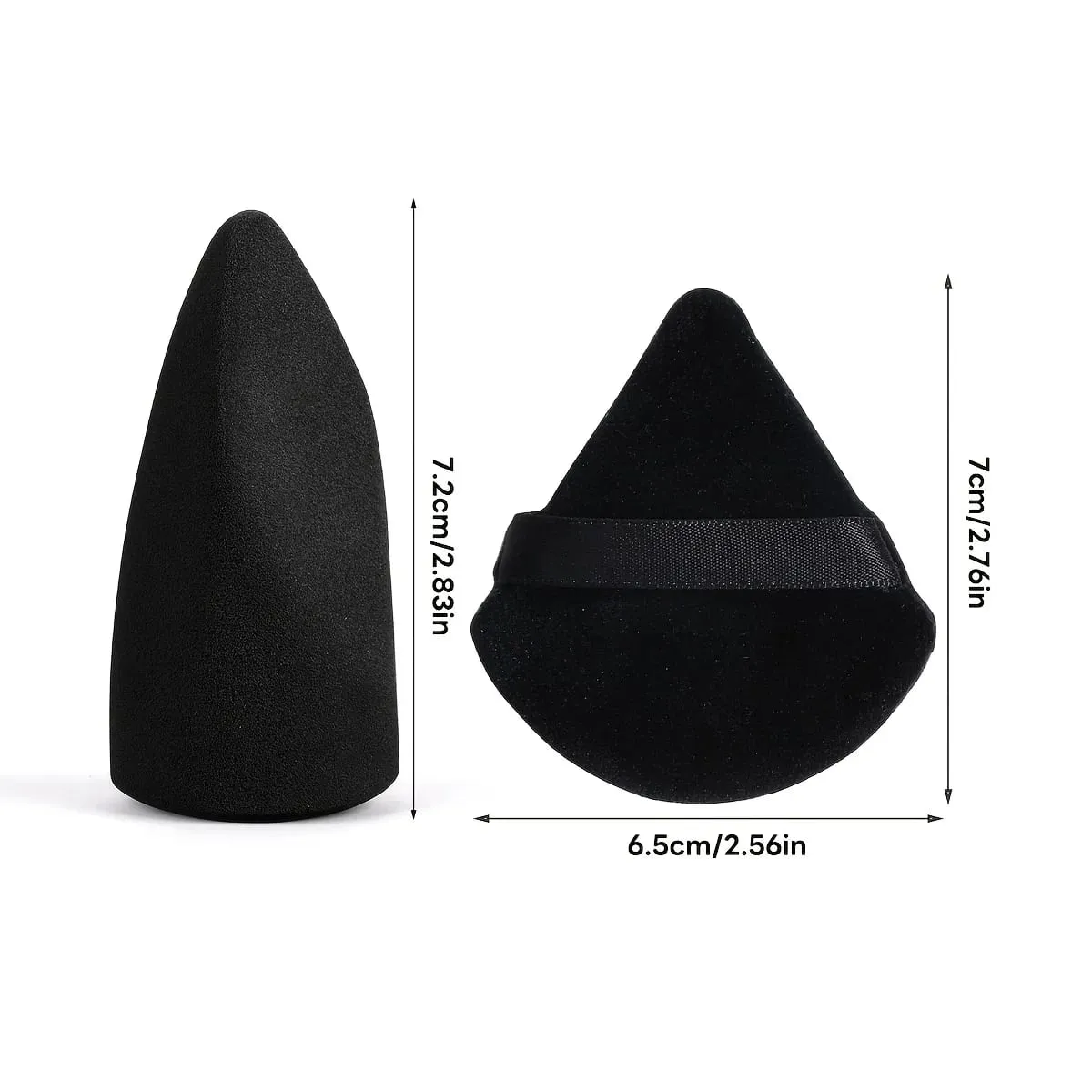 7PCS Professional Makeup Sponge Puff Set Multi-Faceted Blending Applicators Soft Skin-Friendly Face Tools — image 4