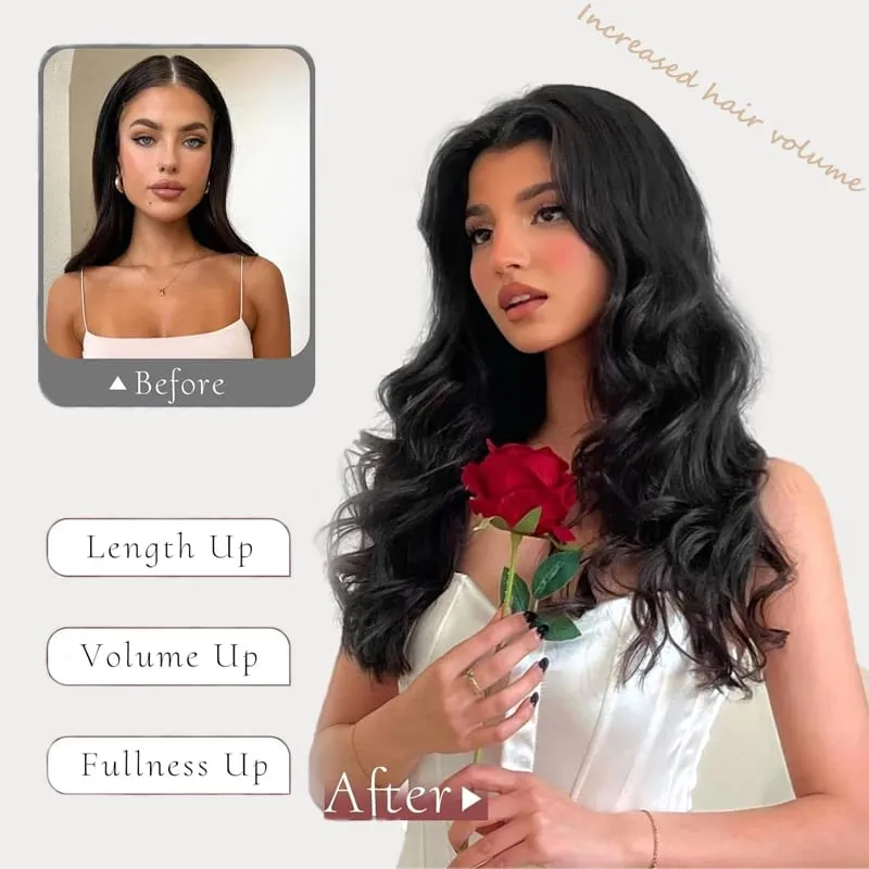 24 inch Long Wavy Hair Clip/Hair Extensions/Wigs/Women's Synthetic Wigs/Parties/Role-Playing/Different Events — image 5