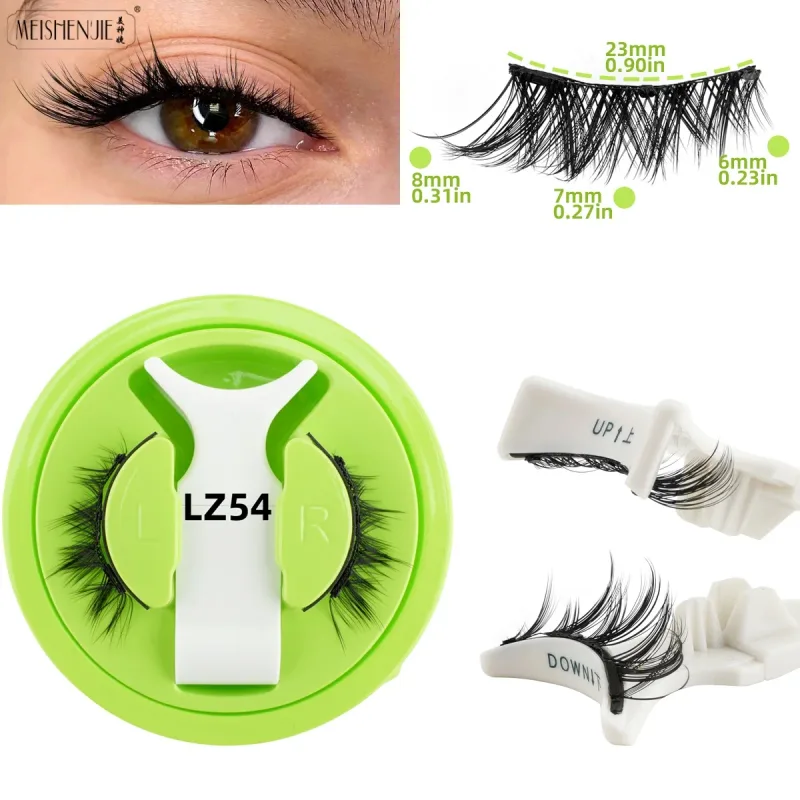 1/3 Pairs Magnetic Eye Lashes Handmade Eyelashes Soft Reusable Magnetic Lashes Natural Look 3D False Lashes Makeup Tweezers Set — image 15