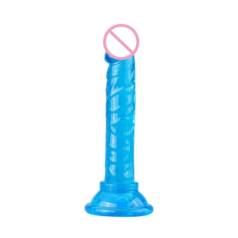 Vibrador realista, brinquedos sexuais, translúcido, gelatina macia, enorme, para mulheres, homens, pau falso, pênis grande, plug anal, loja de brinquedos sexuais eróticos — image 11