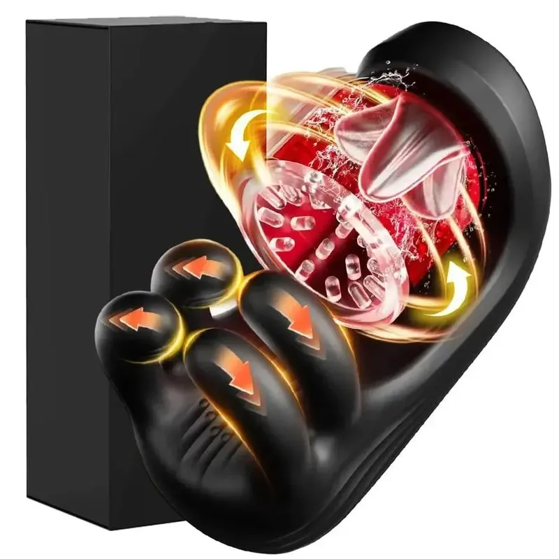 Adult Male Sex Toy Penis Stimulator Massager 9 Vibration Rotation Suction Modes USB Rechargeable Masturbation Cup Adult Supplies — image 6