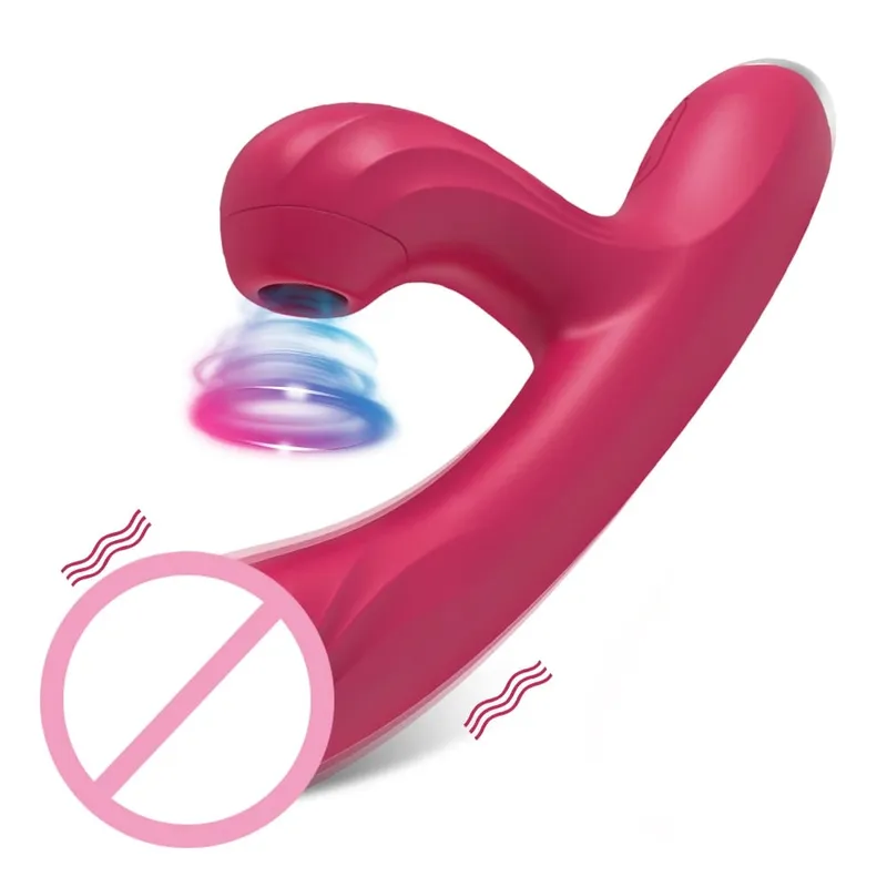 Sucking Vibrator Sex Toys for Women Vibrating Finger Massager with Suction Vibration Clitoral G Spot Stimulation Adult Products — image 12
