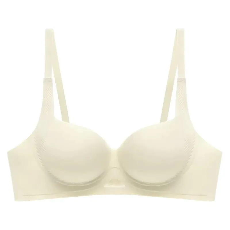 New Hollow-out One-piece Seamless Comfortable Push Up Lingerie Small Breast Gathering Anti-sagging No Steel Ring Bra — image 9