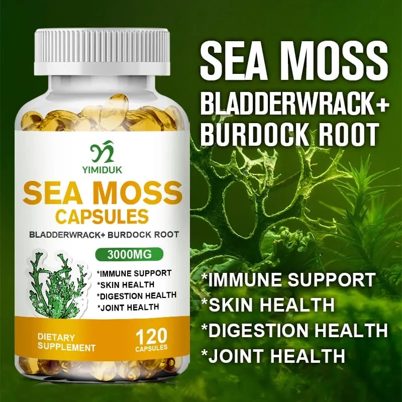 Koop er 1, krijg er 1 gratis! Biologisch zeemossupplement voor de gezondheid van de schildklier en de huid verhoogt de immuniteit, energie en spijsvertering GMP-gecertificeerd — image 6