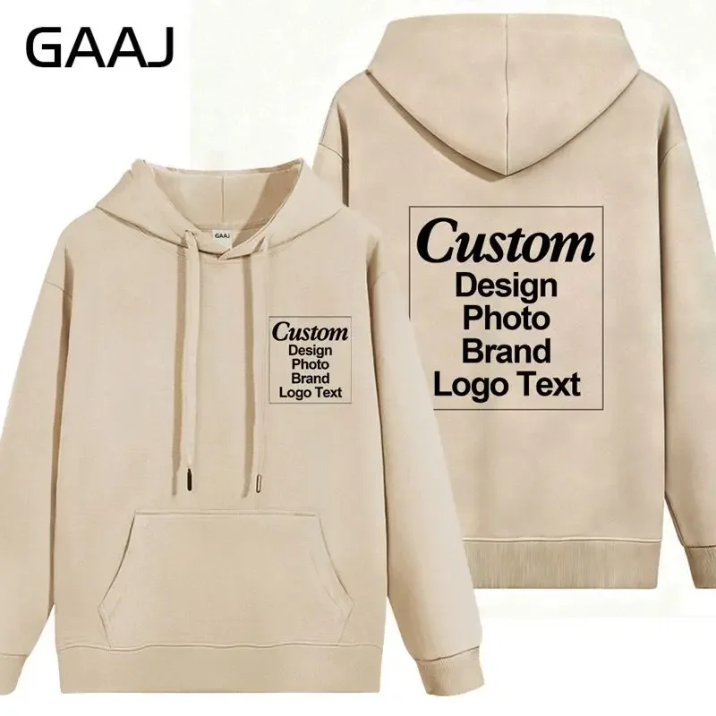 High Quality Custom Hoodie Cotton Sweatshirt Print Embroidery Brand Logo Text Photo Design Men Women Famliy Team Clothing 300g — image 58