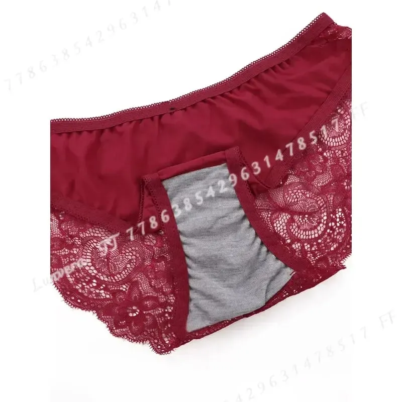 Sexy Red 2 Piece Lingerie Set Front Button Push Up Bra Beautiful Butterfly Back Fashion Women Underwear A2120 — image 6