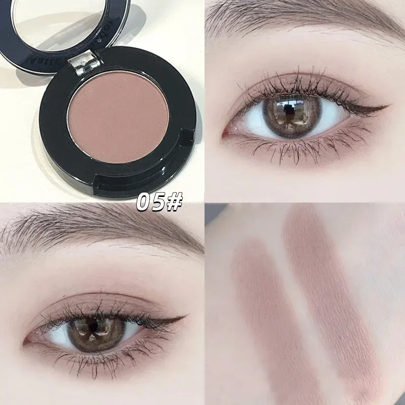 Monochrome Matte Brown Eyeshadow Makeup Waterproof Lasting Shiny Green Eye Makeup Natural Brighten Eyeshadow Highlighter Palette — image 22