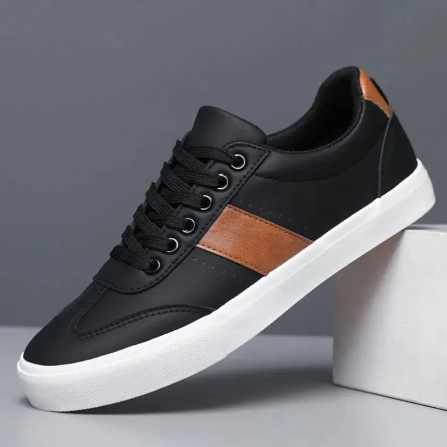 Men's Fashionable Casual Sports Sneakers - Round-Toe Lace-Up Design Offering a Comfortable Experience Suitable for All Seasons — image 4