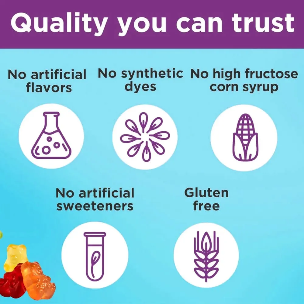 Magnesium Gummies for Children and Adults - Magnesium Citrate Supplement Muscle Support and Calcium Absorption — image 4