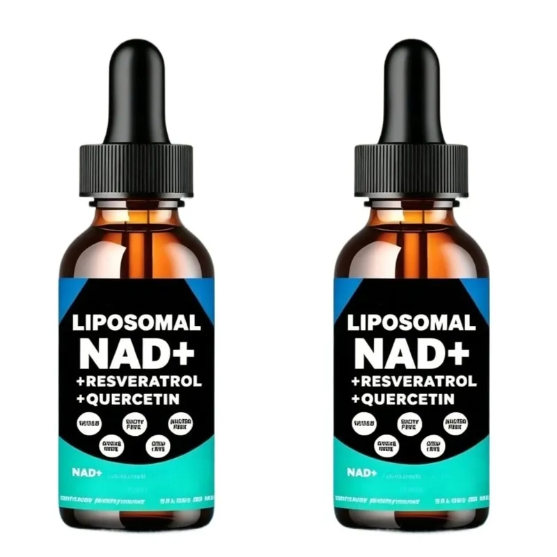 Liposomal NAD+ Supplement with Resveratrol Quercetin and Vitamin B3 – Supports Healthy NAD+ Levels and Cellular Health – 60ml — image 8