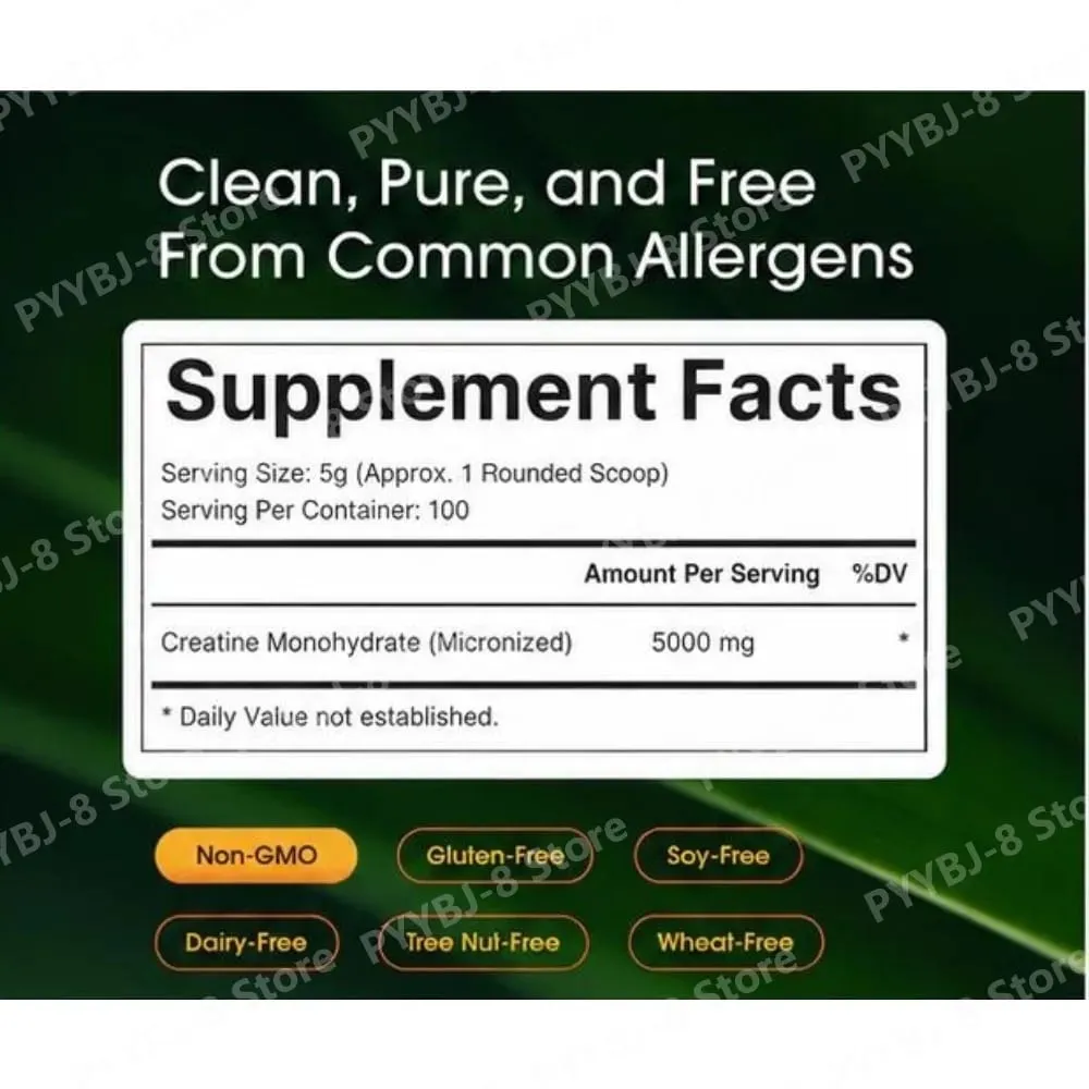Creatine Monohydrate Powder Micronized Unflavored Training Performance Support Energy Endurance Strength 500 G(1.1lb) — image 3