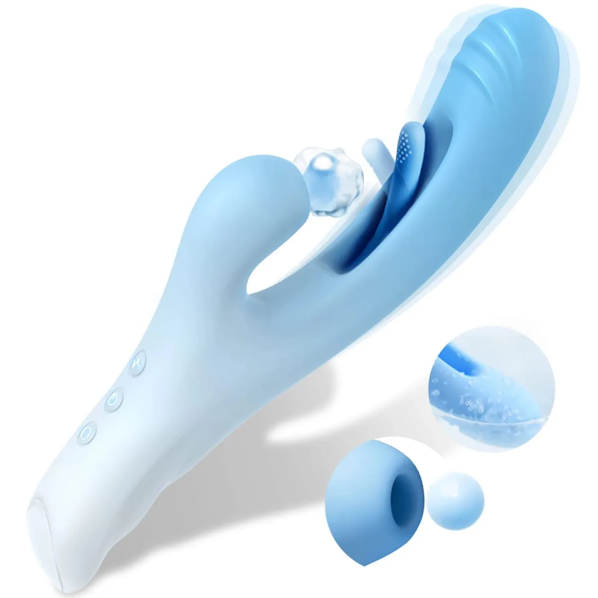 Marangyang Field Tapping Flapping Vagina Vibrator para sa mga Babae Sucker Rabbit Sucking Vibrator Babae Masturbator Mga Sex Toys para sa Babae — image 1