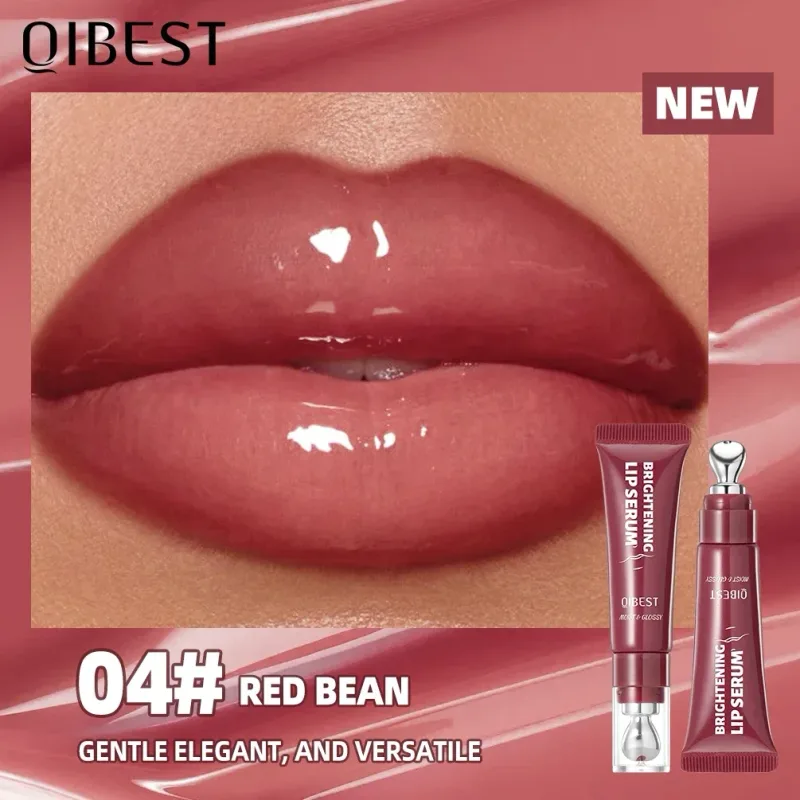 4 na Kulay Mirror Pearl Fine Shimmering Hydrating Pipe Lip Gloss Moisturizing Crystal Gloss Lip Glaze Layering Lip Makeup