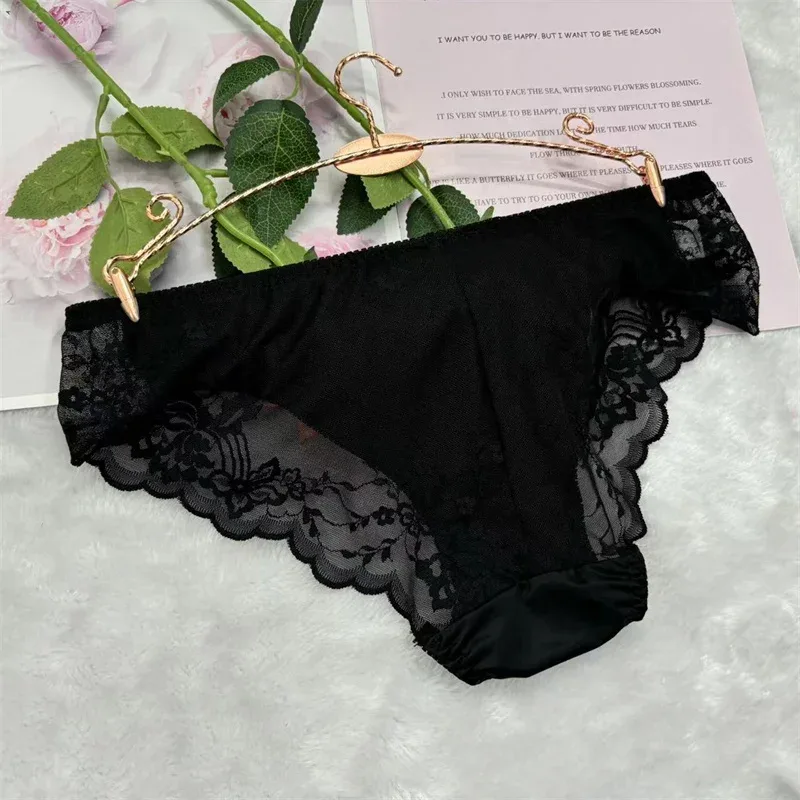 Cuecas sissy masculinas, cuecas de biquíni, lingerie com acabamento em renda, roupa íntima gay masculina crossdress, roupa íntima sexy para homens — image 10