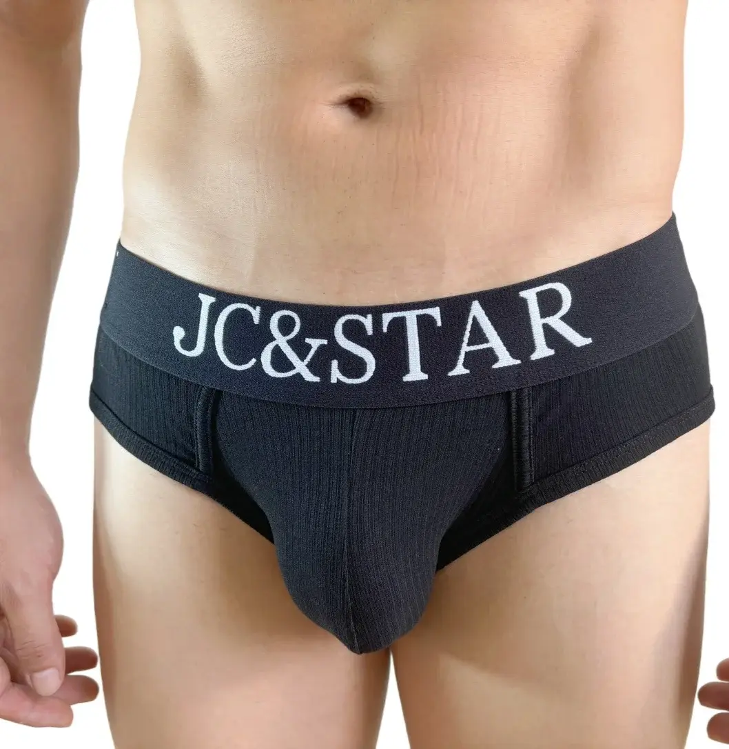 Cuecas masculinas atléticas com design de corte alto, cuecas de algodão com nervuras, conforto esportivo para homens, biquíni deslizante, tanga — image 5
