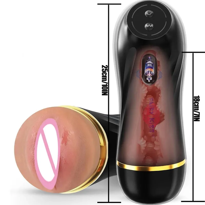 Vibrating Male Porn Dick Masturbator Sex Toys for Men Hands-Free Blowjob Machine Masturbators for Penis Training & Men Pleasure — image 8