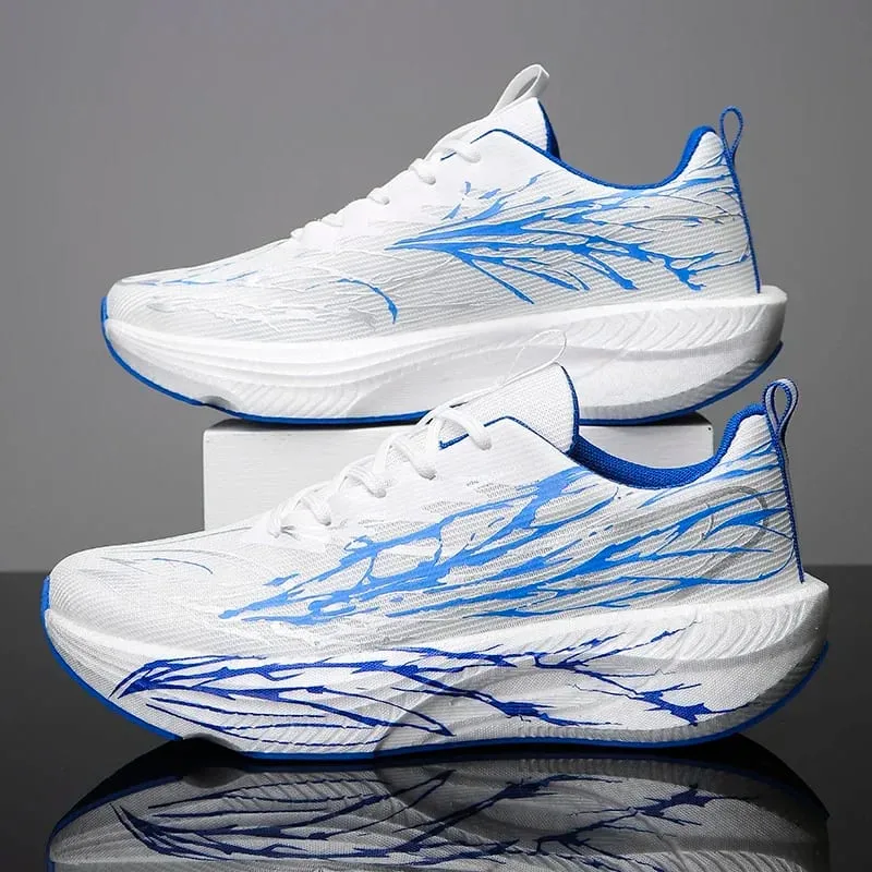 2026 Professional Marathon Running Shoes Night Glow Couple Sneakers Sports Shoes Breathable Mesh Upper Flat Heel — image 6