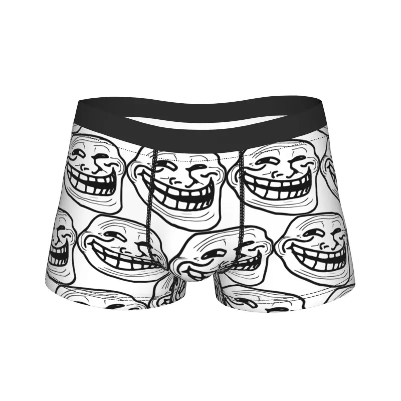 Rage Comic Trollfac Trunk Funny Anime Pouch Underwear Hot Sale Pattern Boxer Brief Kumportableng Panlalaking Panloob Plus Size — image 15