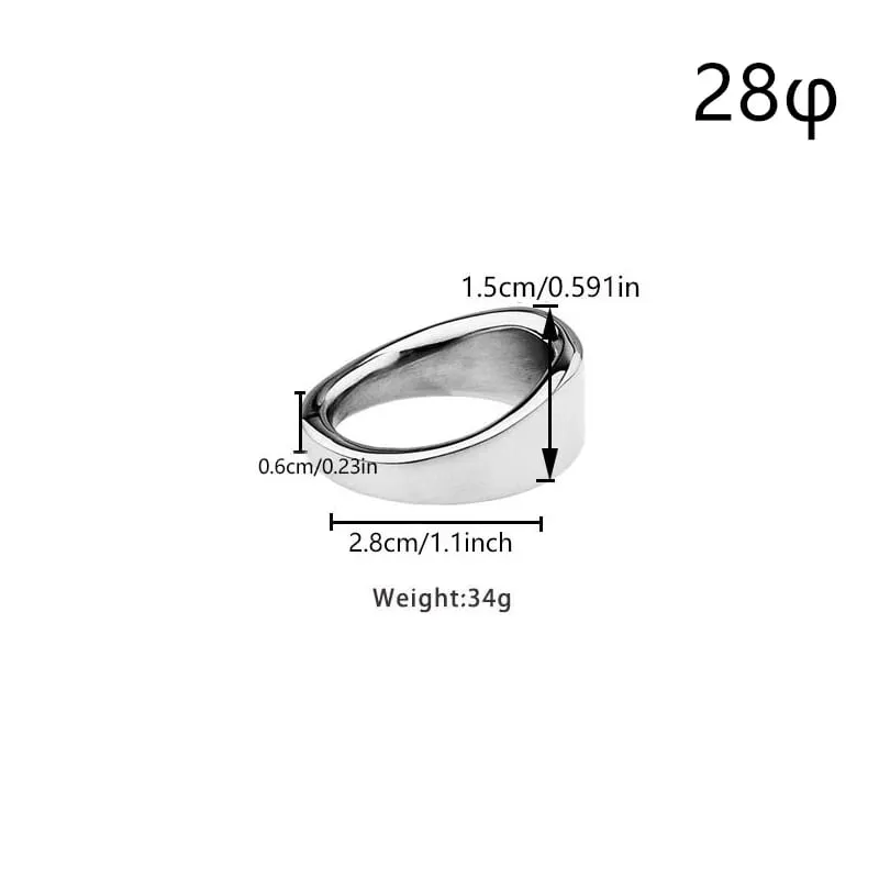 Sa-Penis Ring Sex Toy Sexual Stimulation Device Bevelled Design Cockring For Men Chastity Foreskin Glans — image 11