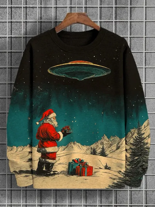 Djurkatttröjor för män Långärmad tröja O-halsmode Cool dagligen 3D-tryckta japanska konsttryck Casual sweatshirts