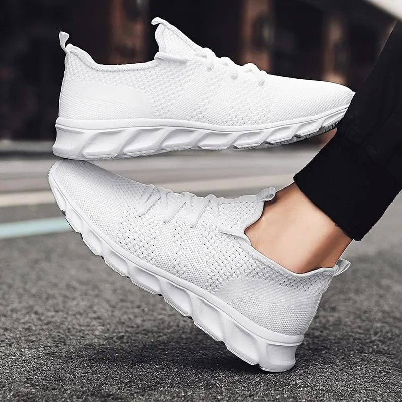 Men's Casual Sneakers Breathable Summer Running Shoes Lightweight Soft Sport Shoe Outdoor Fashion Tennis Shoes for Men Women — image 10