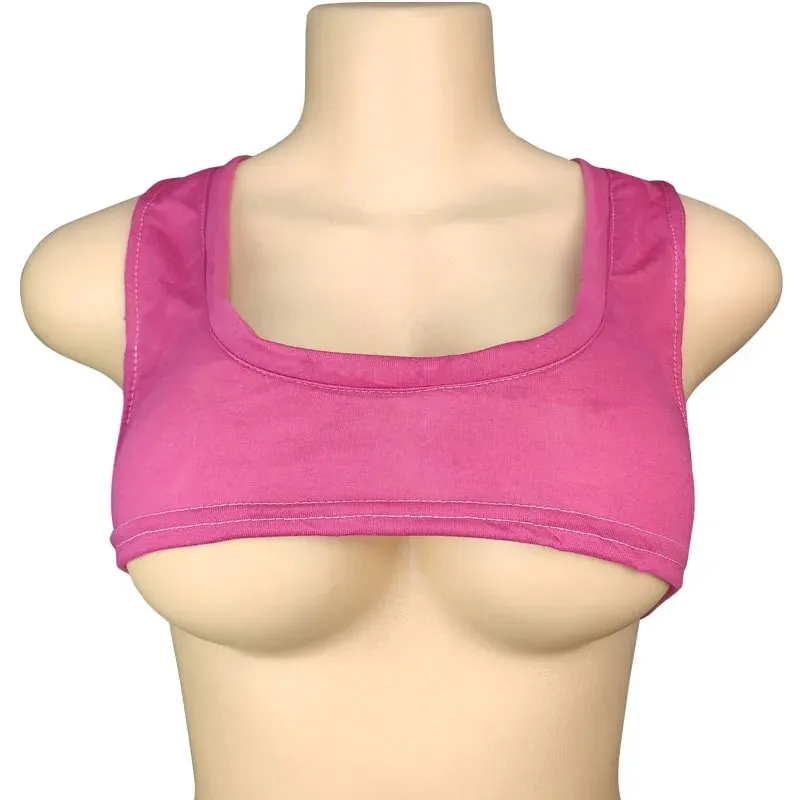 Y2k European and American Low Round Neck Ultra Short Sleeveless Vest T-shirt Sexy Chest Hugging and Navel Exposed Vest — image 21