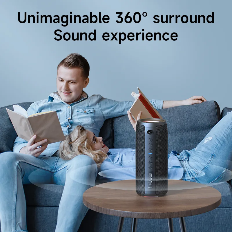 Zealot-S51Pro 40W højeffekt Bluetooth-højttaler 3D Stereo Bas Bluetooth-højttaler Bærbar IPX5 Vandtæt Egnet TWS-bomboks — image 3