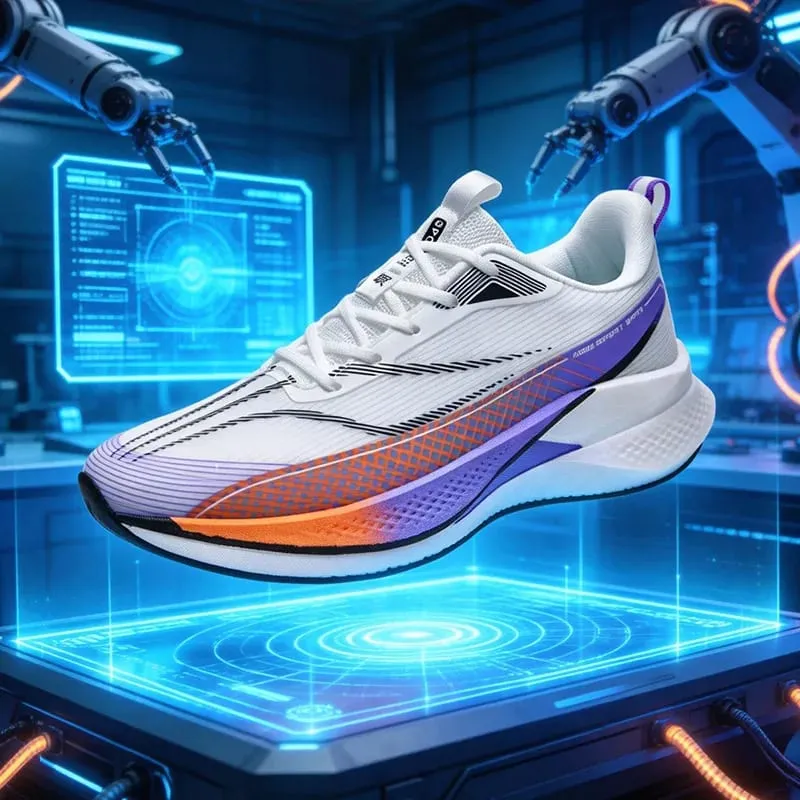 Men Marathon White Running Shoes Speciality Sports Breathable Sneakers Cushion Racing Jogging Outdoor Tennis Athletic Trainers — image 8
