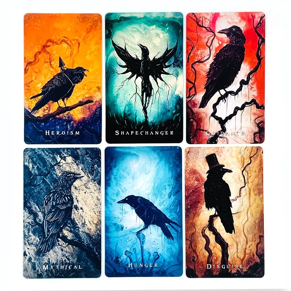 Exquisite Oracle Deck A 53 Cards Oracle Deck With Featuring Surreal & Fantasy Raven Art Perfect For Divination & Gift Giving — image 4