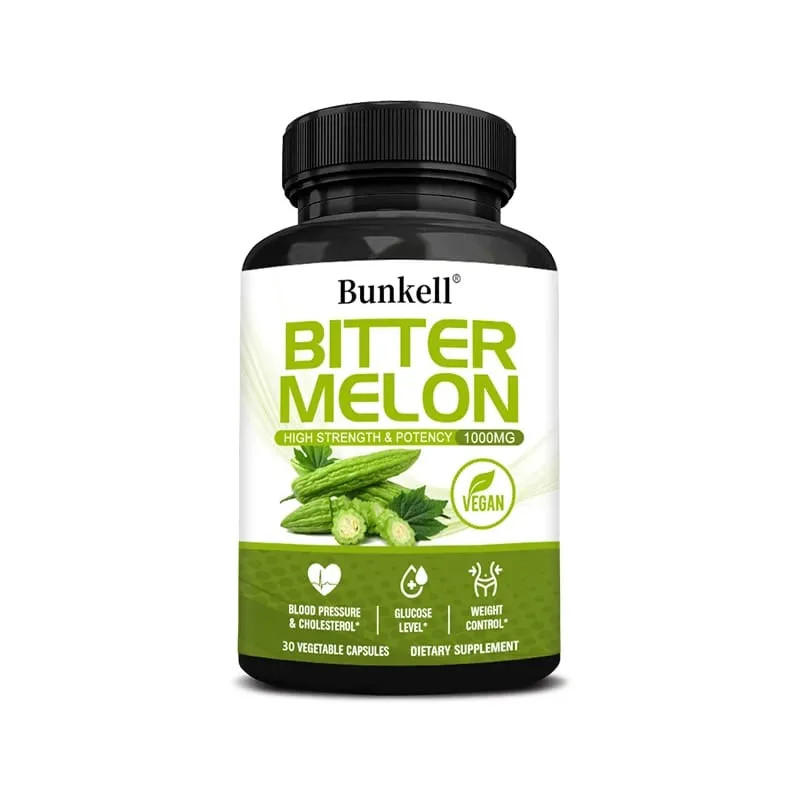 Organic Bitter Melon Extract Capsules - Blood Sugar Balance & Fat Burning Detox & Digestive Support Non-GMO 30/60/120 Counts — image 8