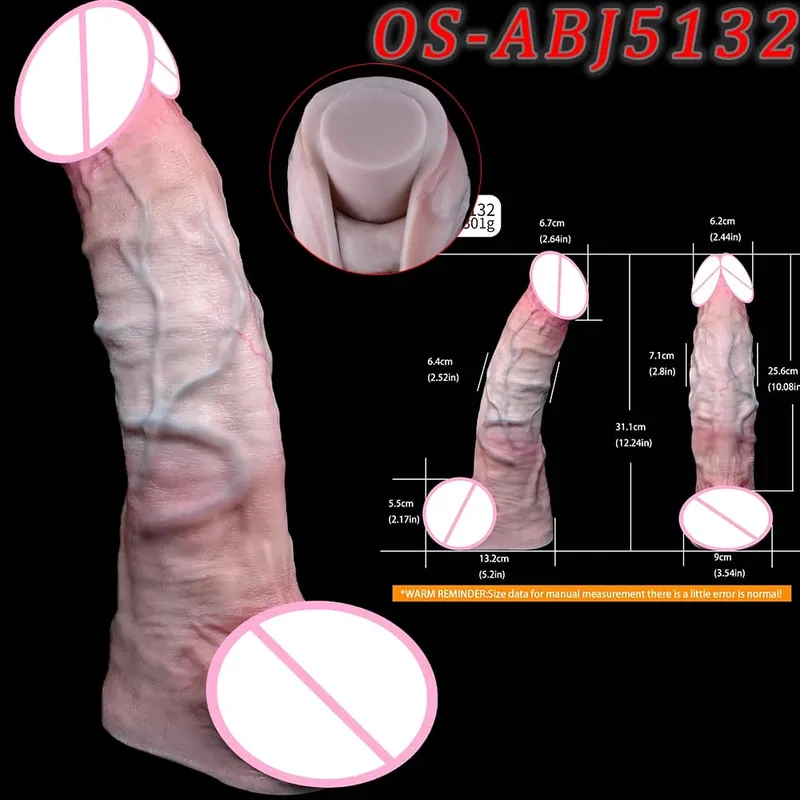 12 Styles Huge Dildo Soft Dual Density Butt Plug анальная пробка 18+ Male Female Anus Vagina Masturbation Sex Pleasure Toys — image 16