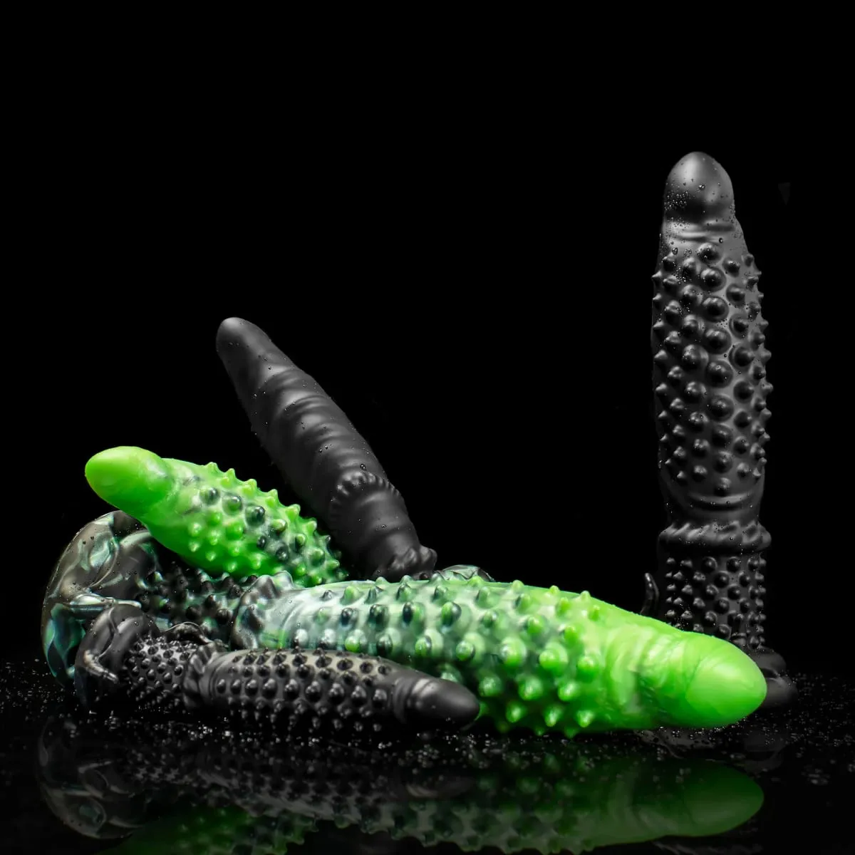 Oieffur Sexig Vuxen Anal Dildo Man Butt Plug för män Kvinnor Sexleksak i silikon med taggiga tentakel dildos för par Vuxenlek — image 5