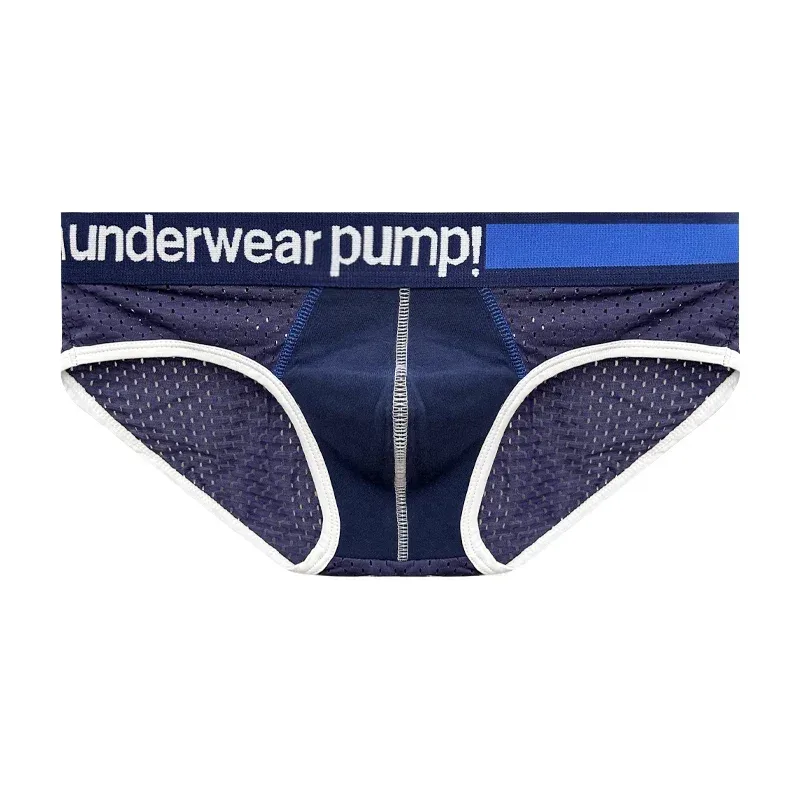 Cueca masculina de malha emagrecedora, cintura baixa, bolsa convexa em u, cintura elástica, respirável, cueca jockstrap colorida — image 30