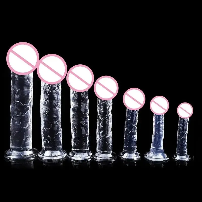 7 Sizes Dildo With Suction Cup Huge Jelly Dildos Sex Toys For Woman Men Fake Dick Big Penis Anal Butt Plug Sex Shop 18+ — image 2