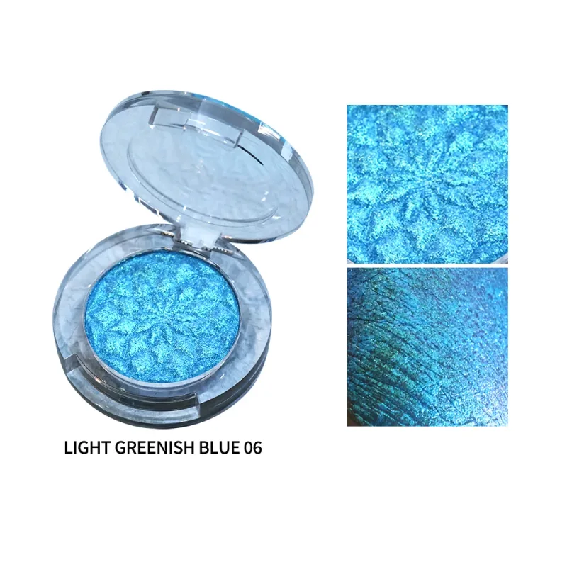 Chameleon Eye Palette Eyeshadow Palette - Customizable Duochrome Pressed Eyeshadow Set Glitter Infused Pearlescent Finish Pri — image 9
