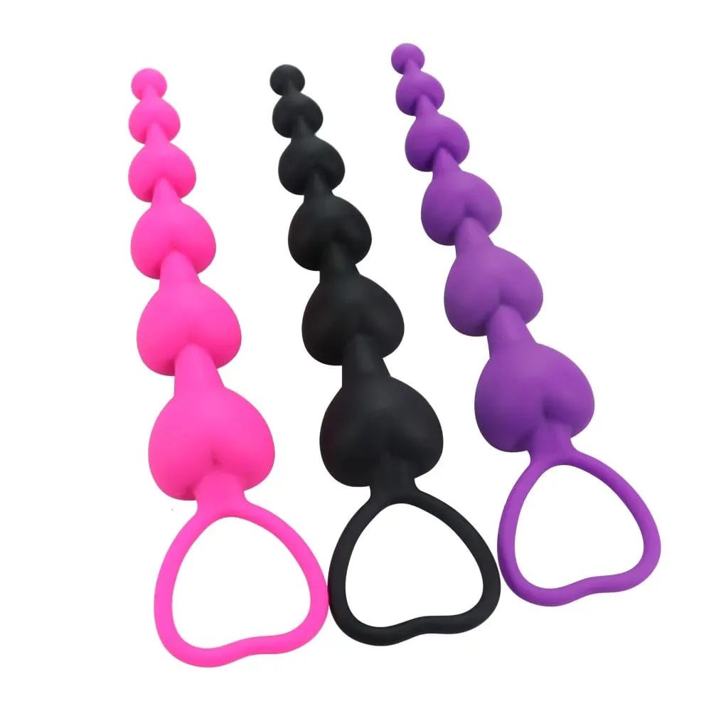 Super Long Anal Beads Anal Plug Prostate Massage Big Butt Plug Vaginal Balls Anal Stimulation Pull Bead Dildo Deep Anal sex Toy — image 3