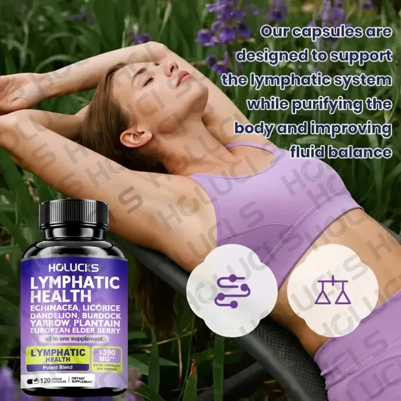Buy 2 Get 2 Free! Pure Lymphatic Health Capsules Support Reduces Swelling Boosts Detox & Immune System Improves Circulation — image 5