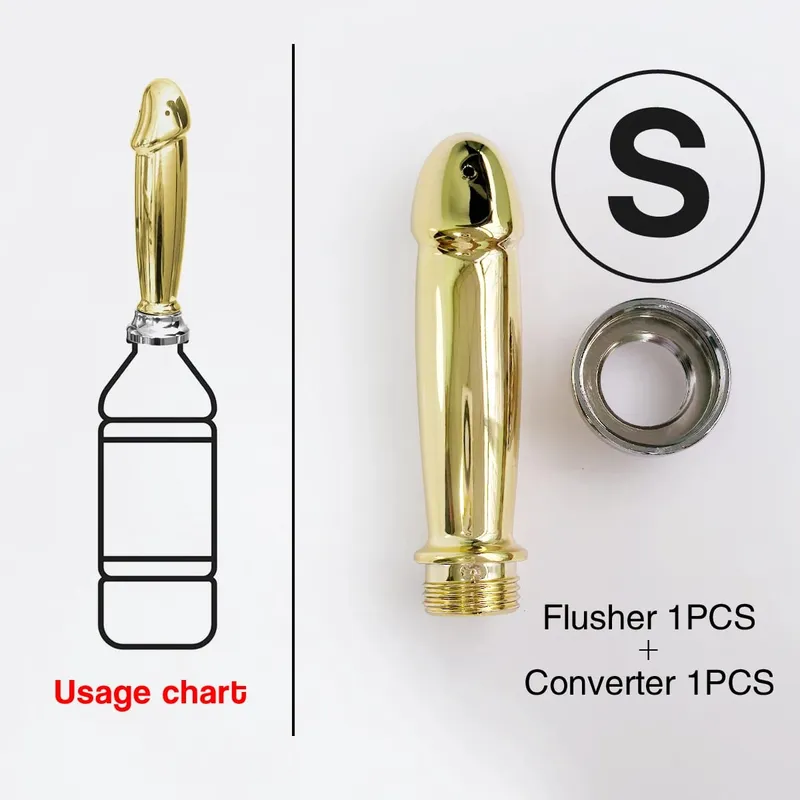 ABS anal vaginal douche Conversion head for outdoor use Posterior chamber irrigation multi-function plug-in shower sex toys — image 21