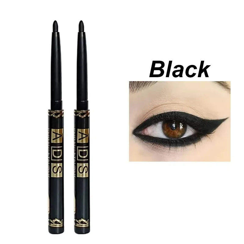 Automatic Gel Eyeliner Pencil Waterproof Long Lasting Black Eye Liner Twist-Up No Sharpening Easy Glide Makeup for Women — image 9