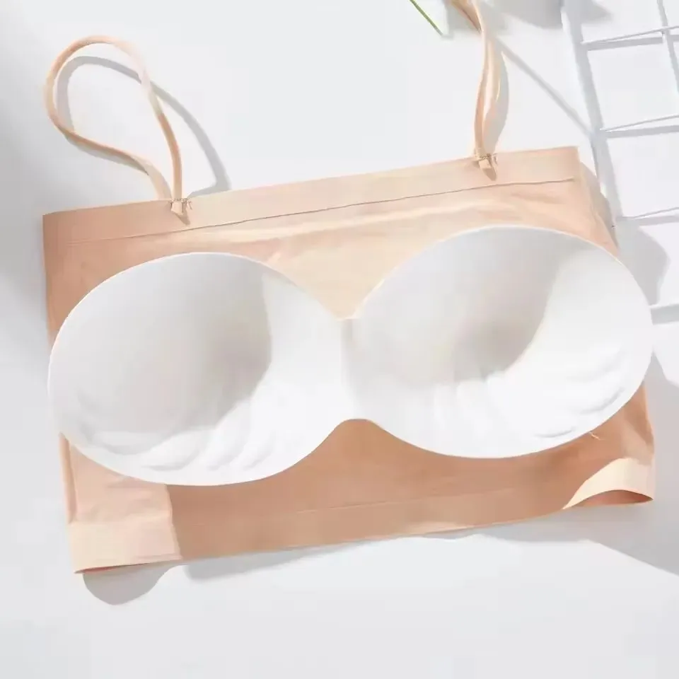 Comfortable Waist Beauty Back Wrap Chest Tube Top Girl No Steel Ring Camisole Bra Underwear New Female Simple Beauty Back — image 4