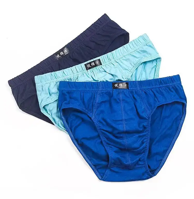 5Pcs/Lot 100% Cotton Underpants Para sa Panlalaki Brief Panlalaking Panloob na Knickers Panties Panty Shorts Sexy Undies XL 2XL 3XL 4XL 5XL 6XL — image 1