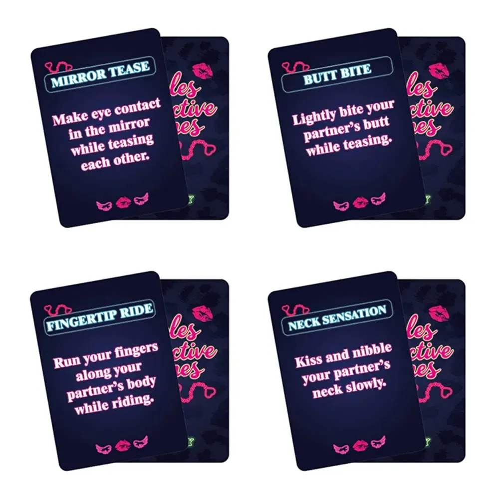 50PCS Sexual Couple Game Card Flirty Interactive Date Night Game Love Q&A Challenge Card Set Romantic Valentine's Day Gift — image 3