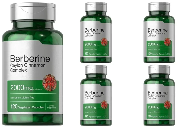 Berberine Ceylon Cinnamon Complex 2000mg Vegetariske Kapsler Ikke-GMO Glutenfri Dagligt Wellness Supplement for Voksne 120 Count — image 11